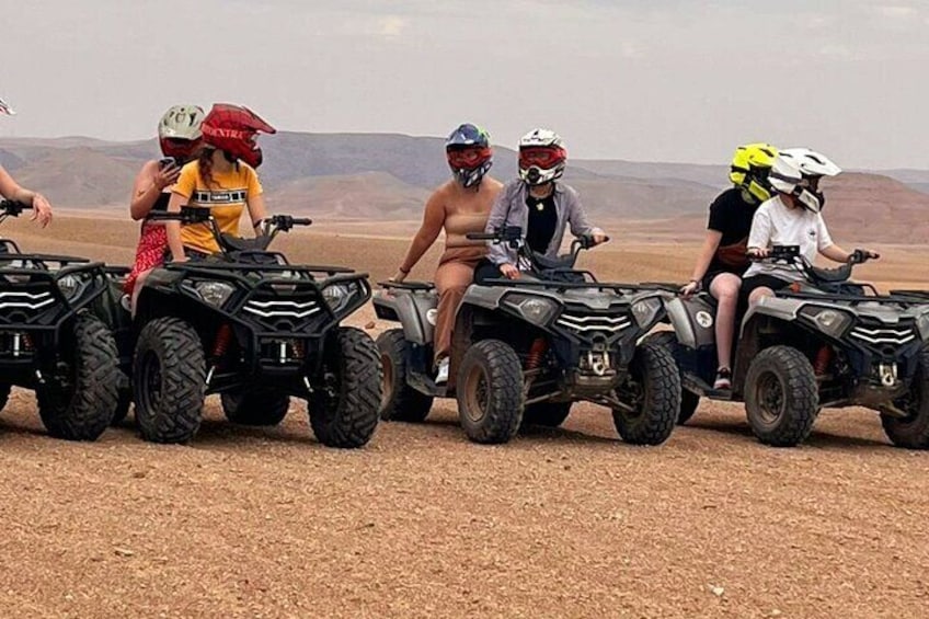 Agafay Desert & Atlas Mountains Quad Biking Tour from Marrakech