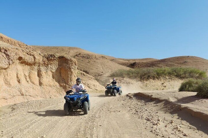 Agafay Desert & Atlas Mountains Quad Biking Tour from Marrakech