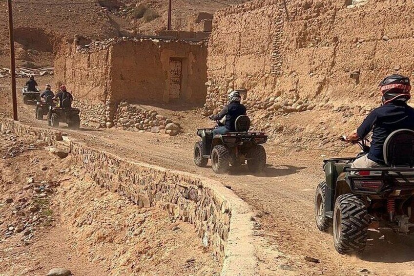 Agafay Desert & Atlas Mountains Quad Biking Tour from Marrakech
