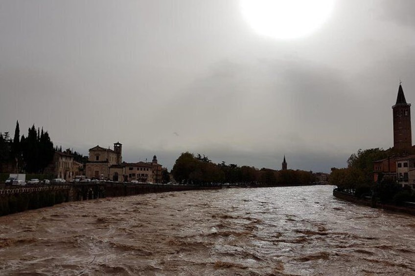 High Water on The River Adige