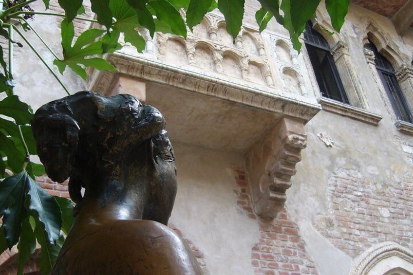 Juliet's Statue and the Famous Balcony