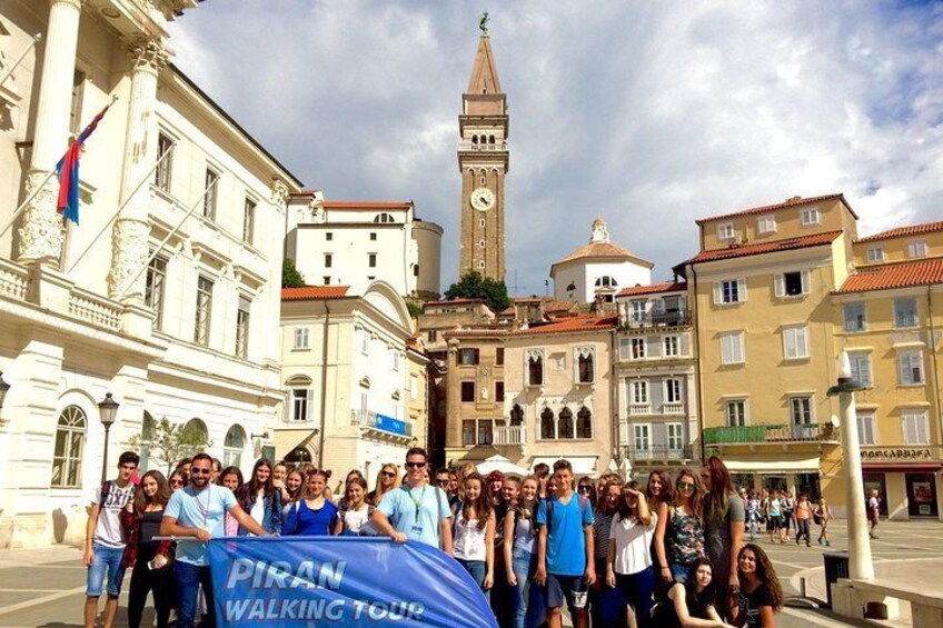 Piran Walking Tour with Local Wine and Food Tasting