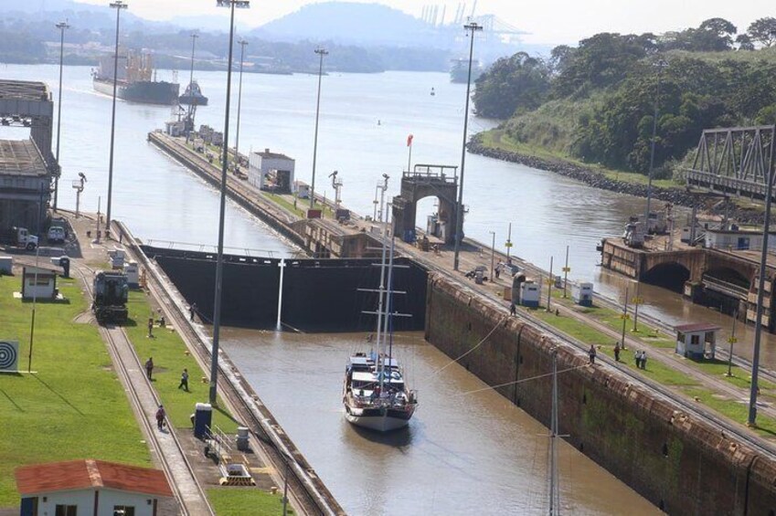 Panama Canal Partial Transit Lock