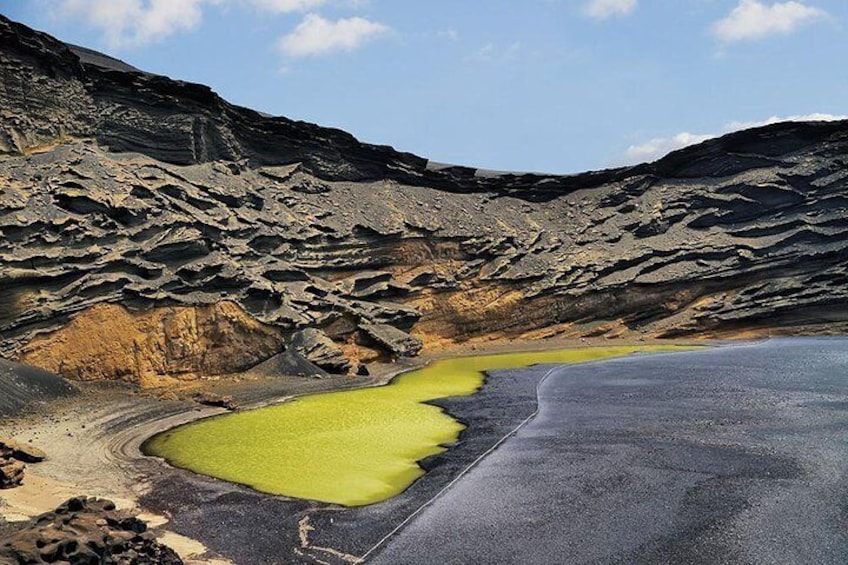 The green lagoon El Golfo