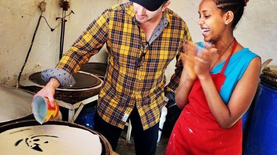Baking a perfect full injera