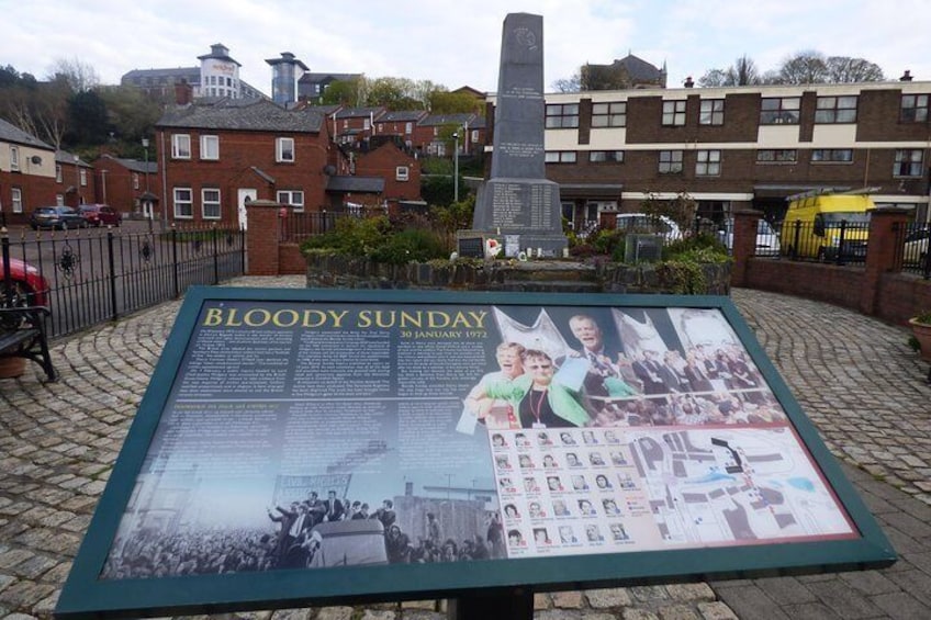 Bloody Sunday Monument. 