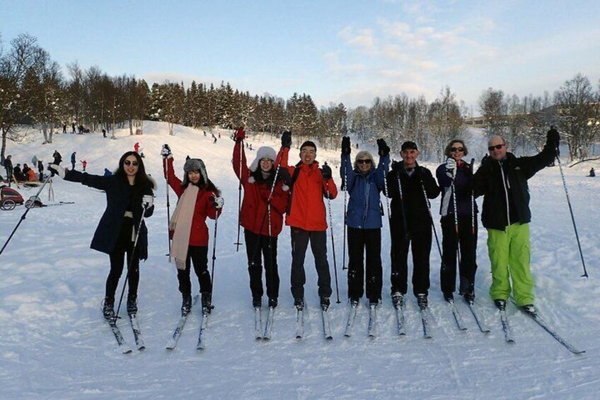 Cross-Country Ski Lesson for Beginners in Tromso