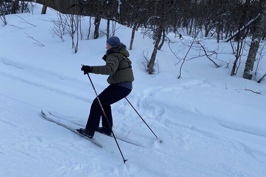 Cross-Country Ski Lesson for Beginners in Tromso