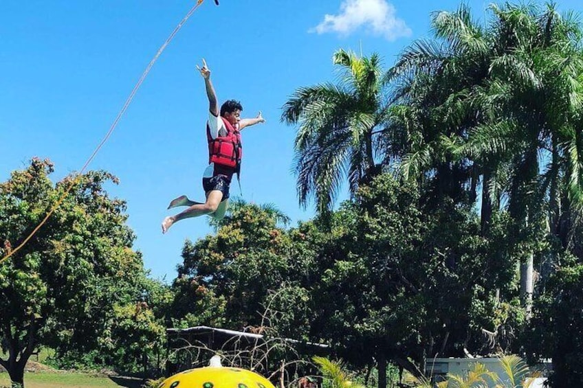 Pool Zip Lines