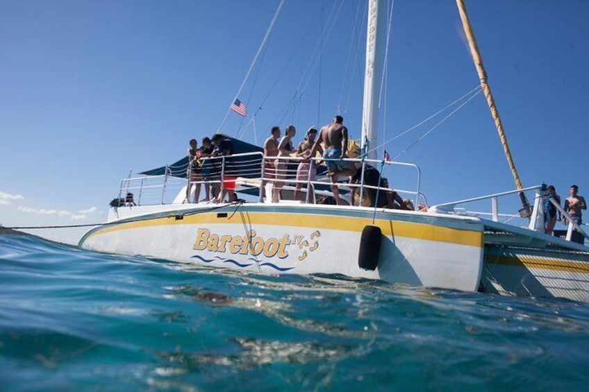 from fajardo icacos deserted island catamaran & picnic cruise