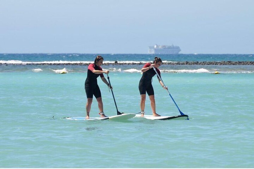 1,5-Hour Beginners Stand Up Paddle Course in Caleta de Fuste