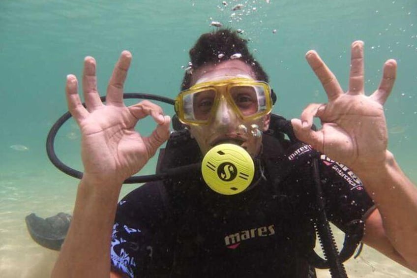 Scuba Diving Baptism in Lanzarote