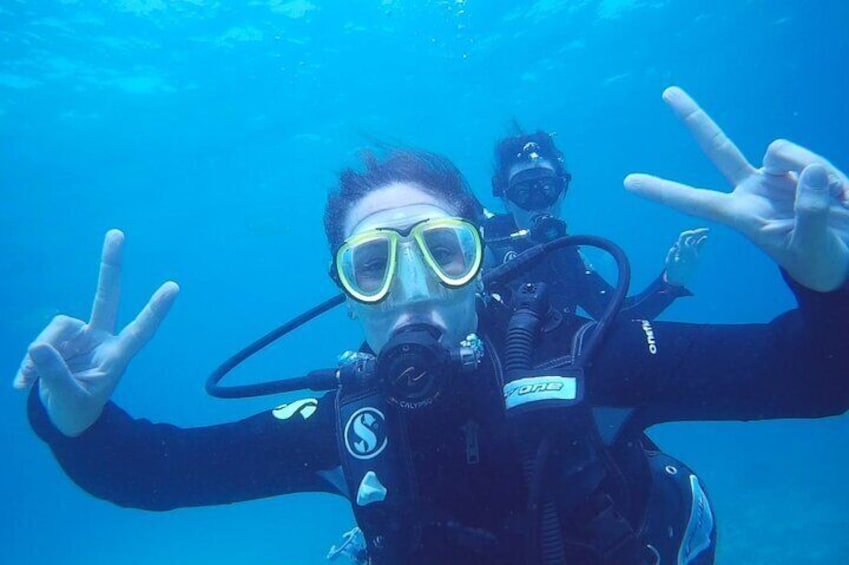 Scuba Diving Baptism in Caleta de Fuste