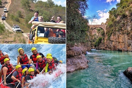River Rafting and Jeep Safari Combo Tour From Alanya -Side -Antalya