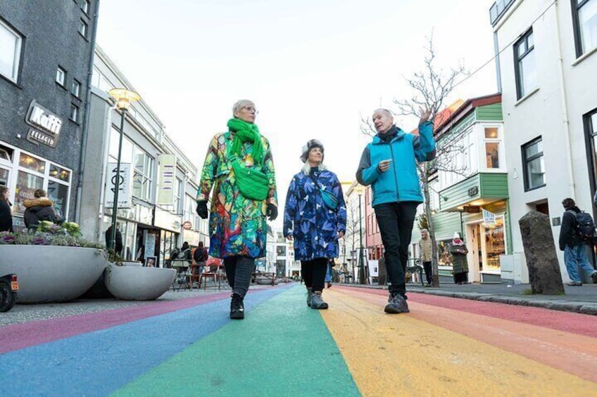 Strolling through downtown Reykjavik