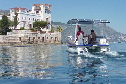Private Cruise Near Nice and Monaco with Solar Powered Boat