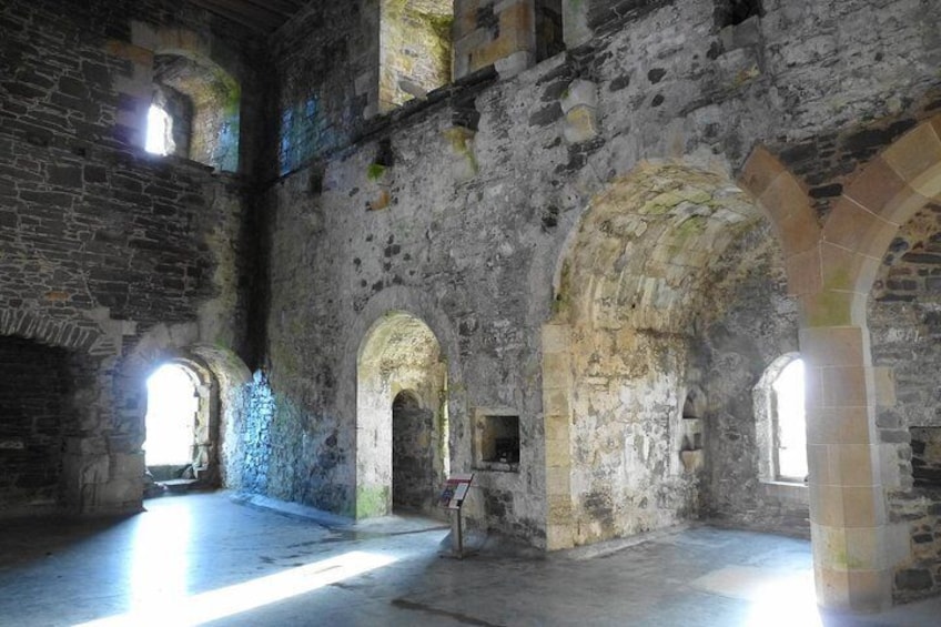 Inside Doune Castle