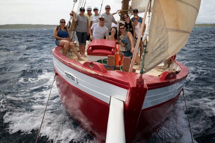 Traditional Sailing Adventure to Anguilla's Prickly Pear Cays