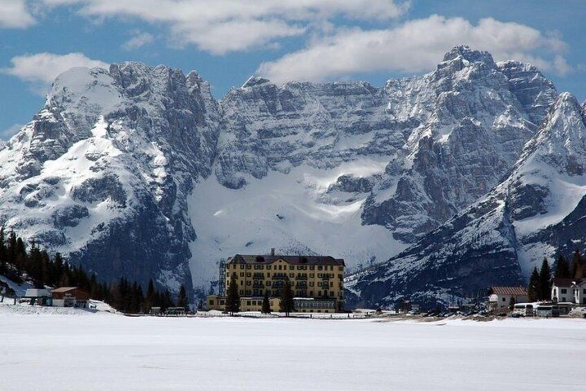 From Bolzano - Snowmobile & Sledding and The Great Dolomites Road Private Tour