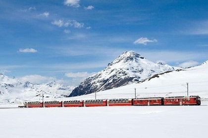 Lake Como cruise, St.Moritz and Bernina Red Train