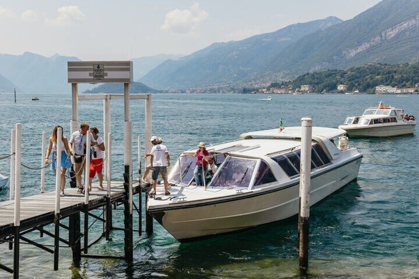 Lake Como, Bellagio with Private Boat Cruise Included