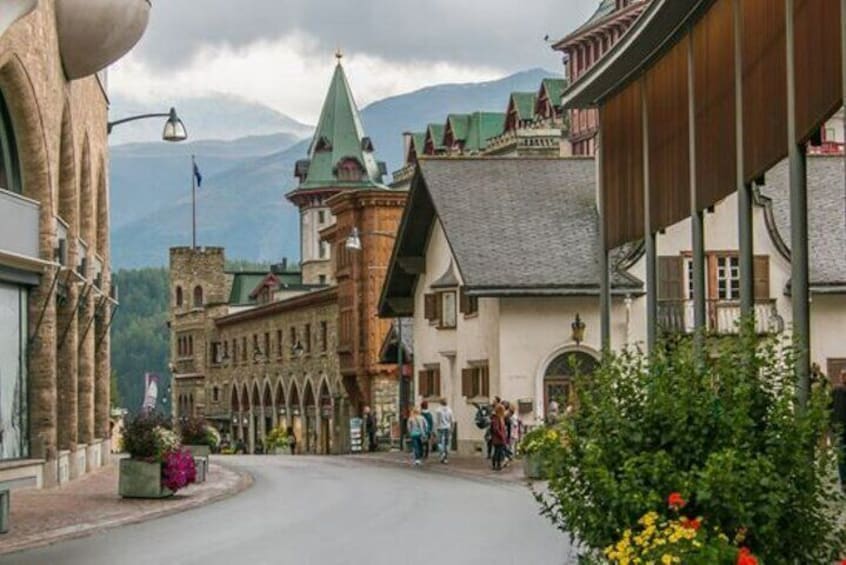 Tour Bernina Red Train And St Moritz