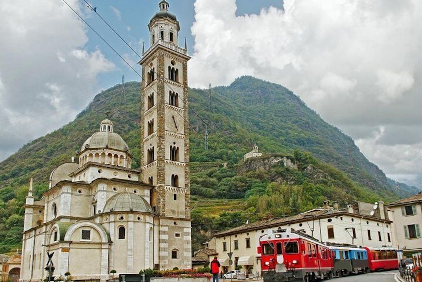 Bernina Express - panoramic view