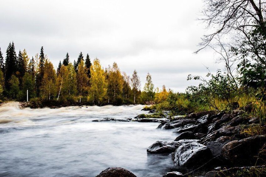 Wilderness River in Lapland