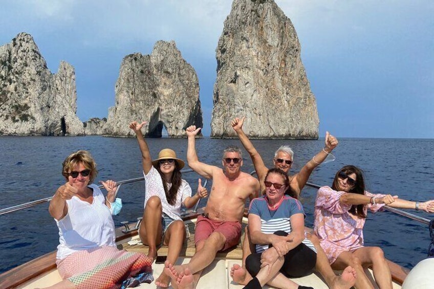 Capri Small-Group Tour by Boat from Sorrento with 2 stops to swim