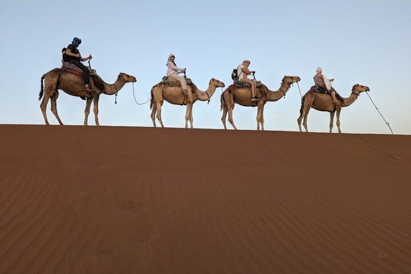 Tour from Marrakech to Chefchaouen via Sahara desert and fes