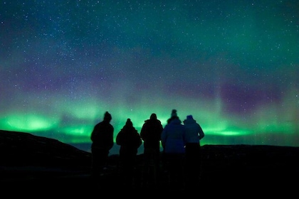 Encantadora aurora boreal: grupos pequeños, chocolate caliente y fotos grat...