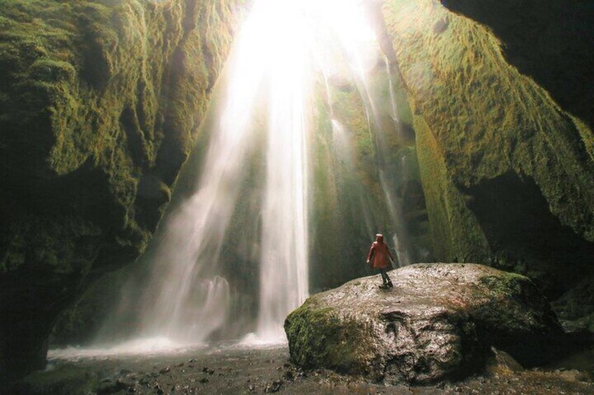 Gljúfrabúi waterfall