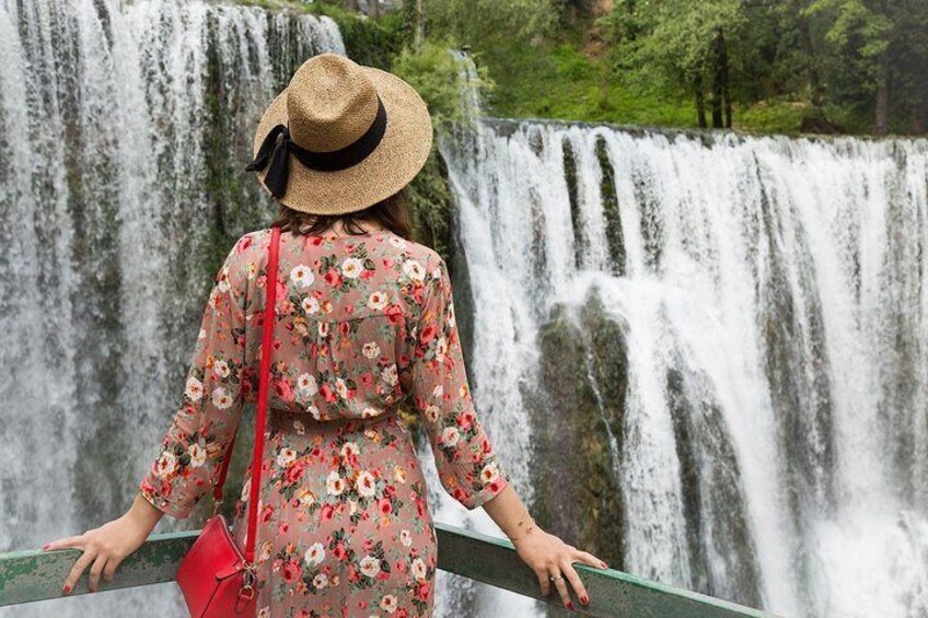 Jajce waterfall