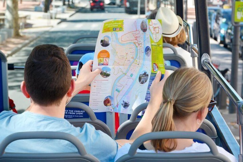 Hop on Hop off with 14 different stops.
