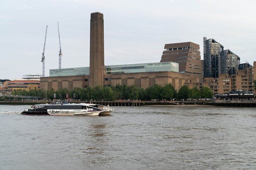 The Painted Hall and One Way journey on Uber Boat by Thames Clippers 