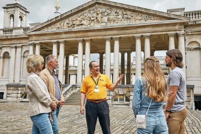 The Painted Hall and One Way journey on Uber Boat by Thames Clippers 