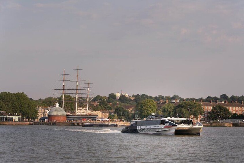 The Painted Hall and One Way journey on Uber Boat by Thames Clippers