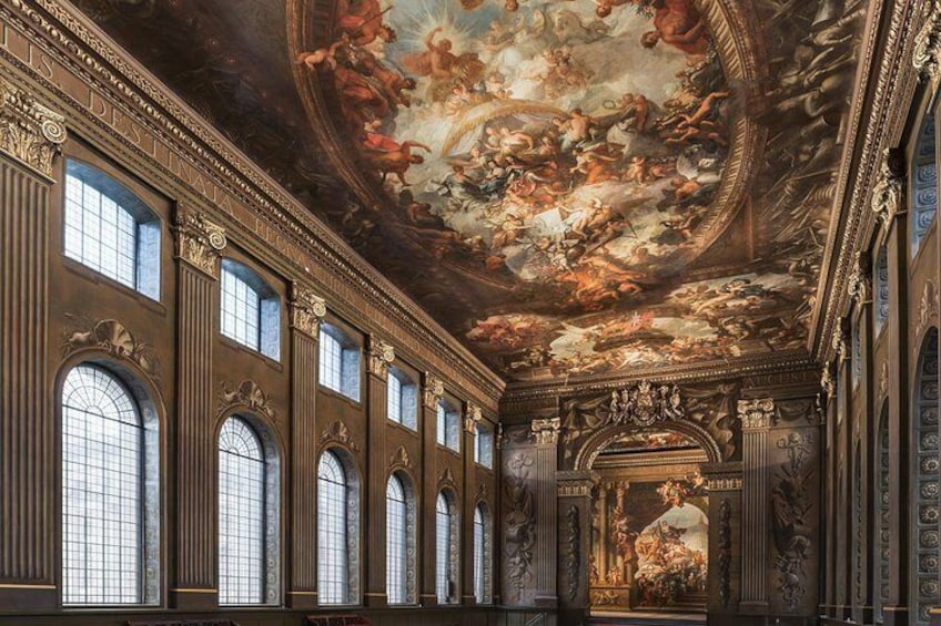 The Painted Hall and One Way journey on Uber Boat by Thames Clippers