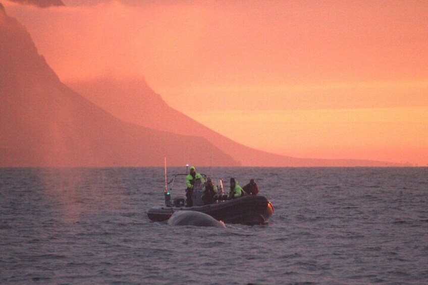 Sunset in Eyjafjörður fjord!