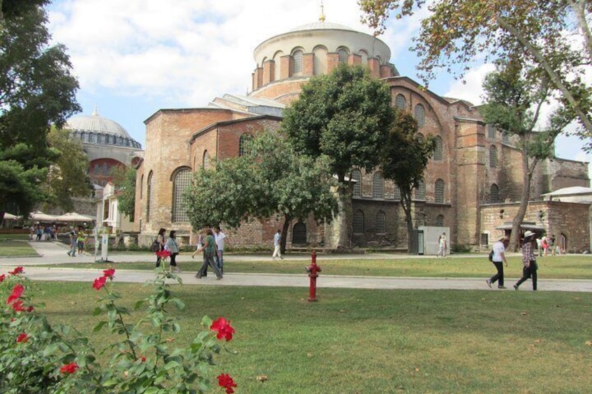 Hagia Irene in the first courtyard of Topkapi Palace