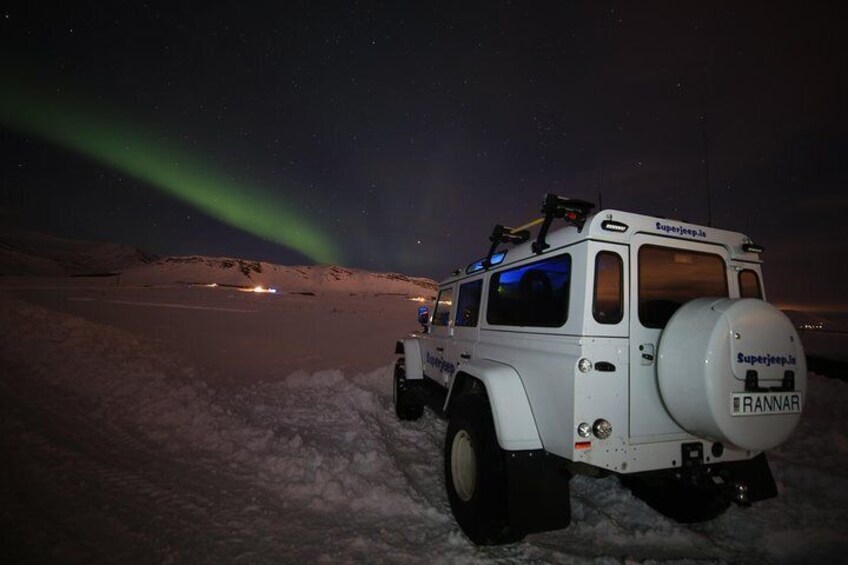 Private Superjeep Northern Lights Hunt