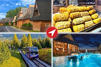 Från Krakow: Zakopane guidad tur och termalbad med transfer