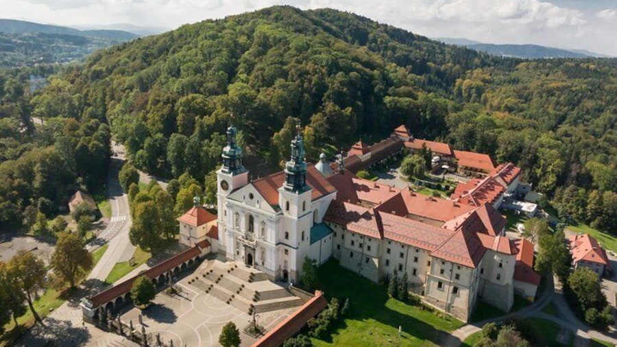 UNESCO Kalwaria Zebrzydowska from the top