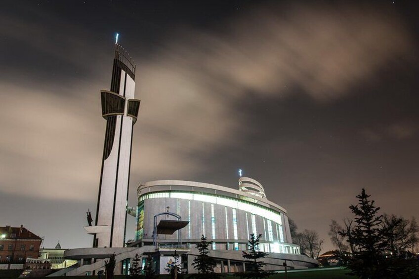 Lagiewniki and center of John Paul2