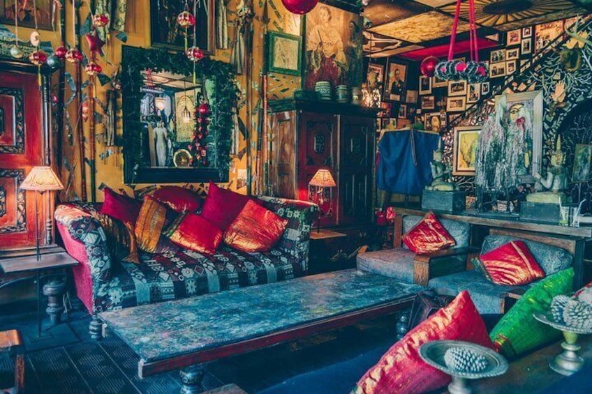 Inside, Helga's Folly Hotel