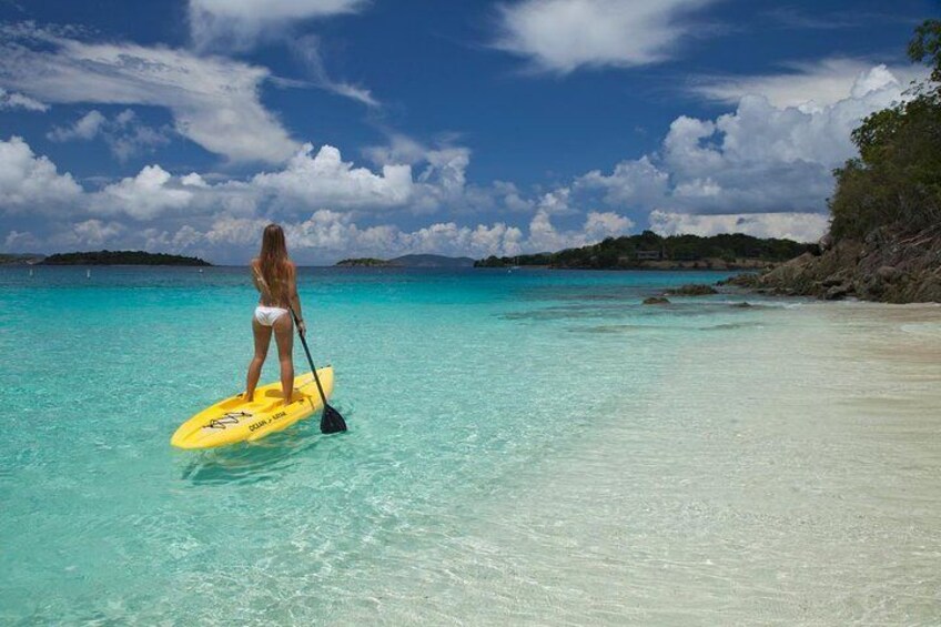 Beach Day Pass at Honeymoon Beach in St John
