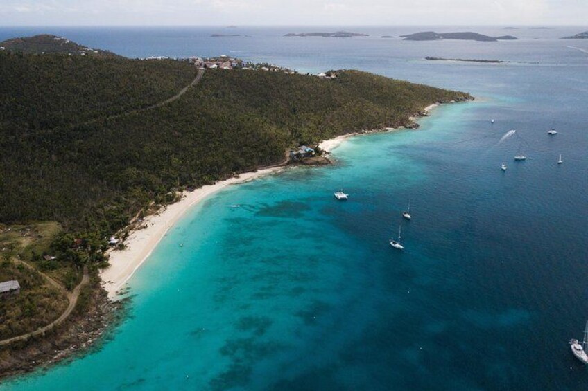 Beach Day Pass at Honeymoon Beach in St John