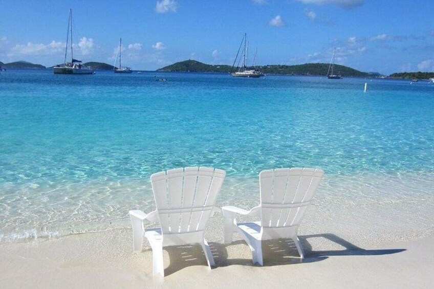Beach Day Pass at Honeymoon Beach in St John