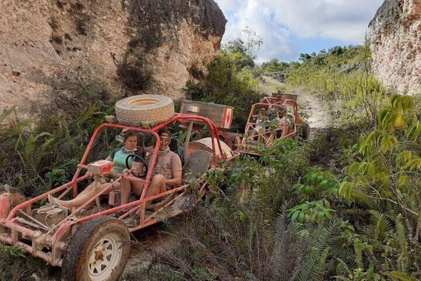 Driving through the Limestone Mine