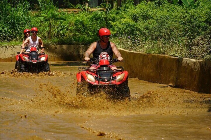 Bali Quad Bike and White Water Rafting Inclusive Private Transfer